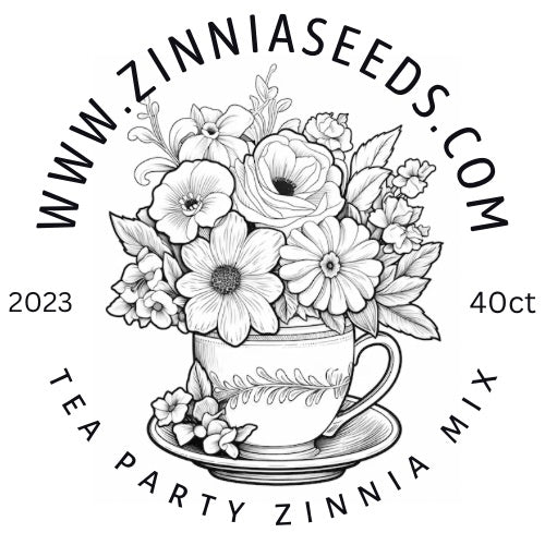 Tea Party Mix Zinnia Seed Fundraiser